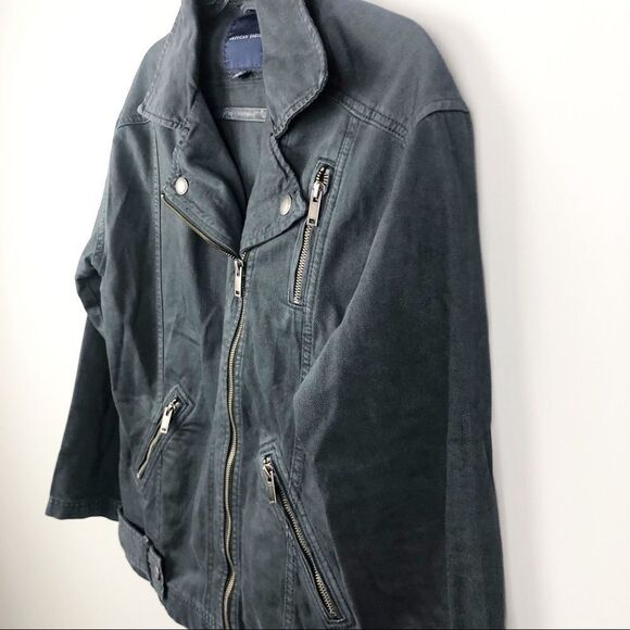 AMERICAN EAGLE | Oversized Denim Jean Jacket XXS - Picture 2 of 10